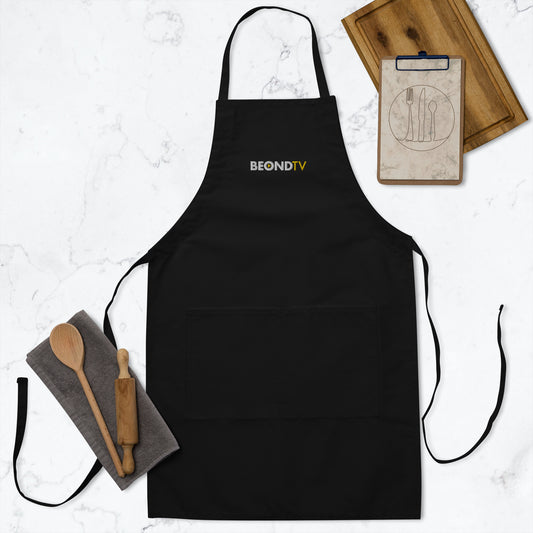 BEONDTV Embroidered Apron