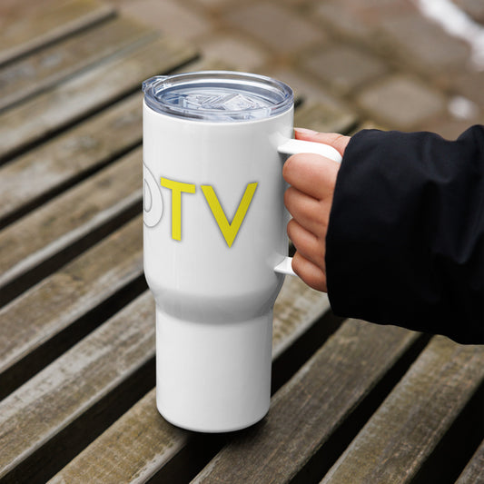 BEONDTV Travel mug with a handle