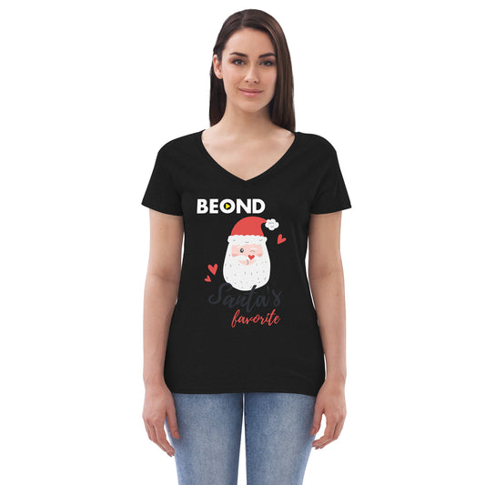 Women’s recycled v-neck t-shirt