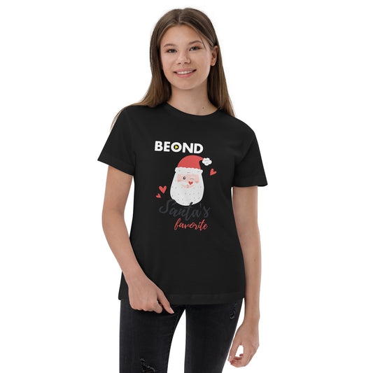 BEOND Santa's Favorite Youth jersey t-shirt