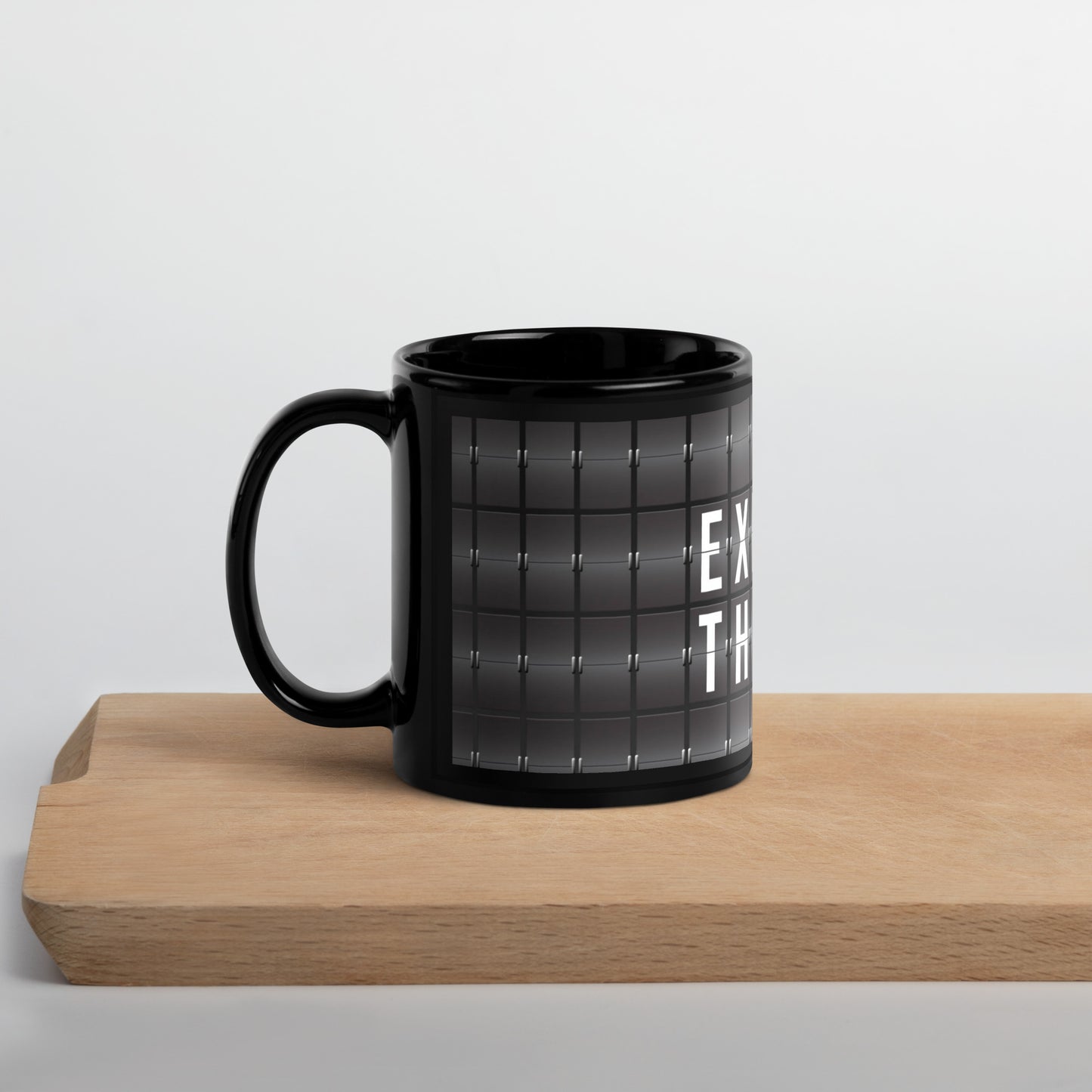 Explore This Black Mug