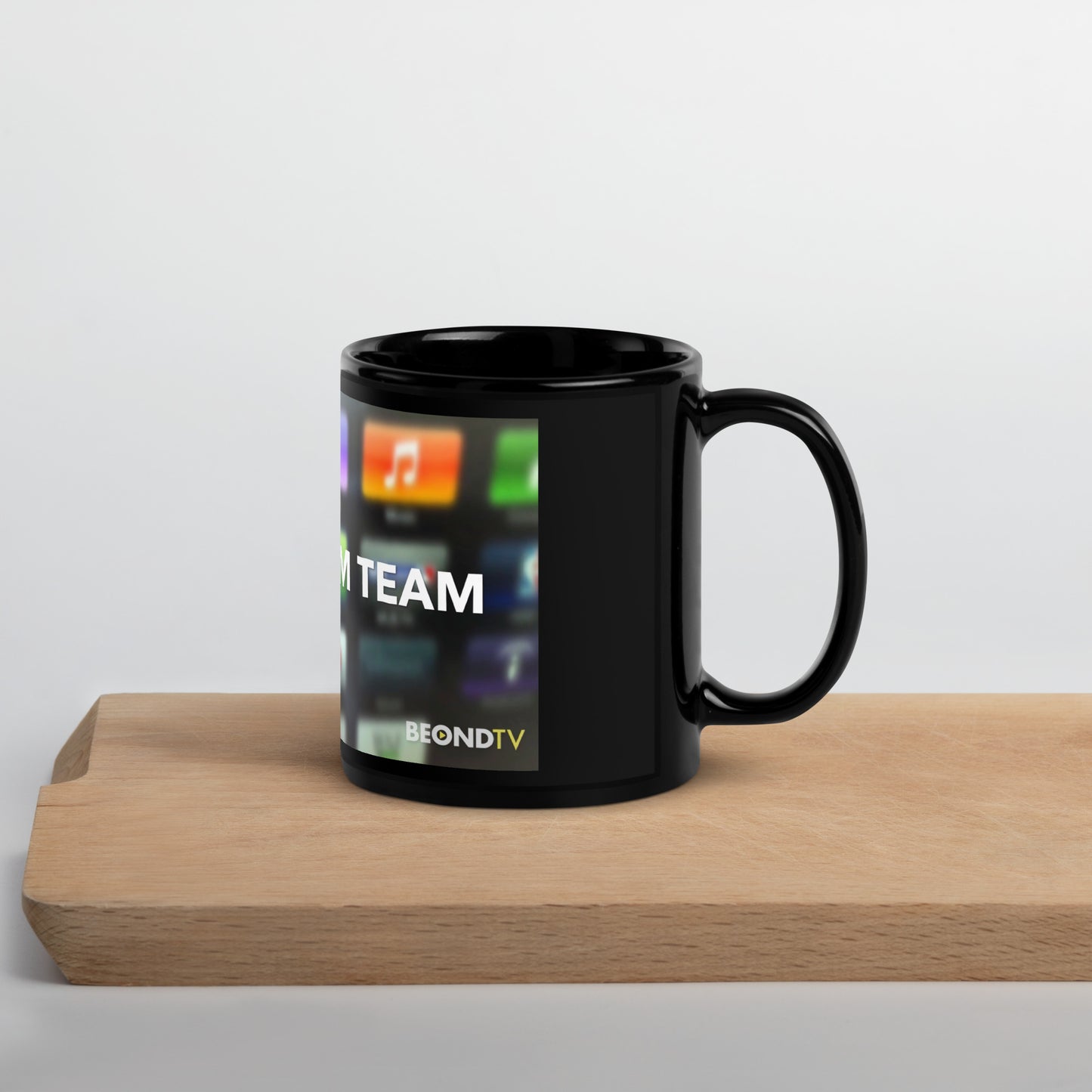 The Stream Team Black Glossy Mug