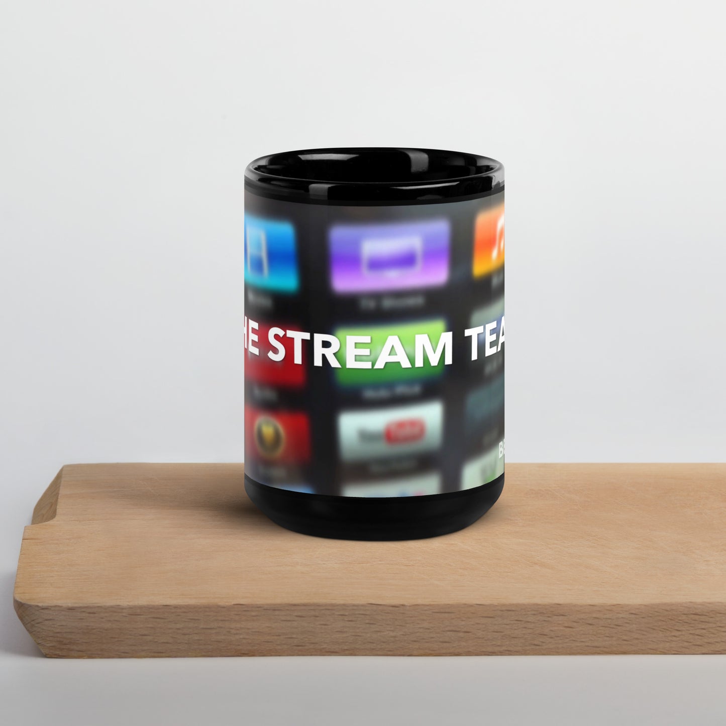 The Stream Team Black Glossy Mug