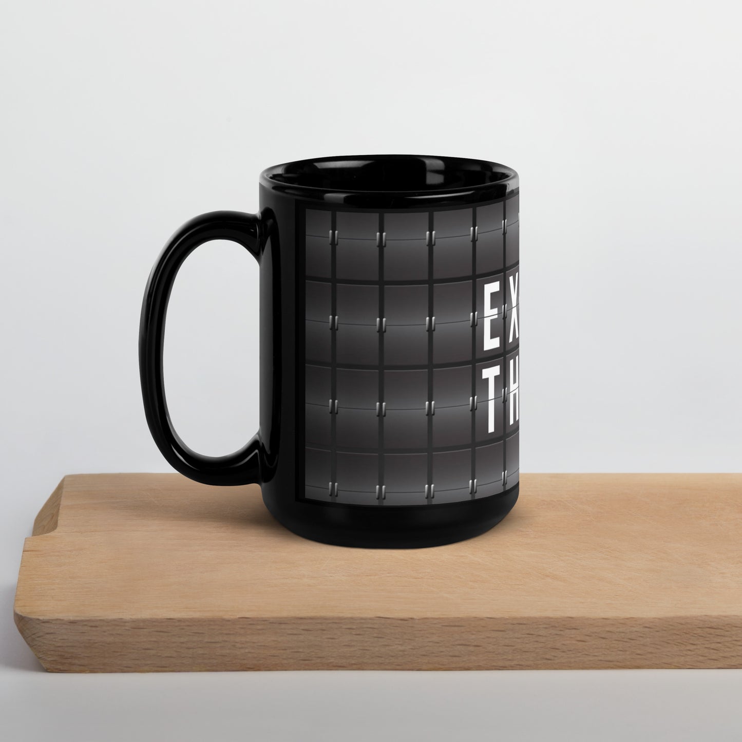 Explore This Black Mug