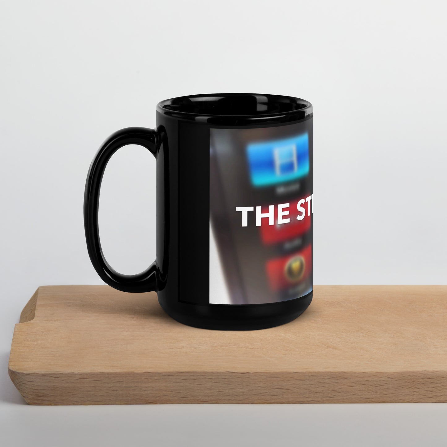 The Stream Team Black Glossy Mug